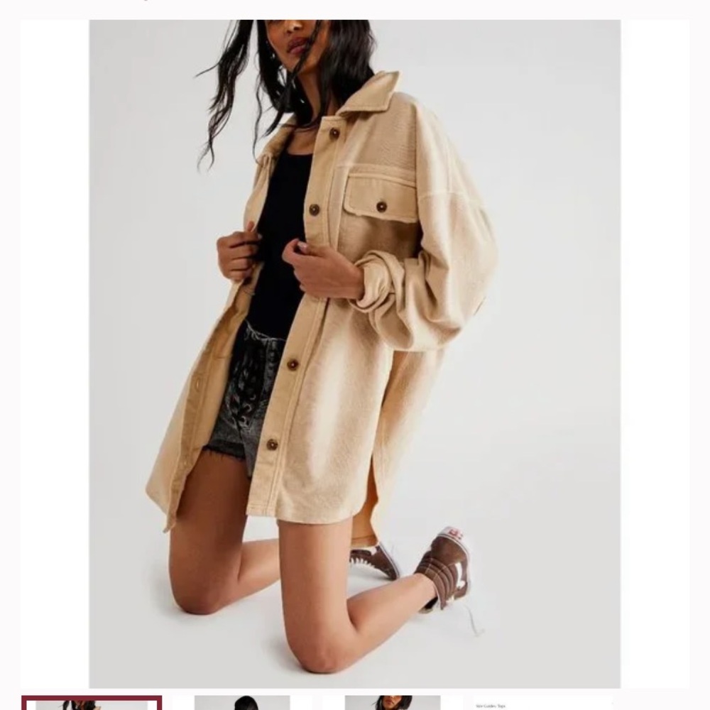 Free People Tan Jacket
